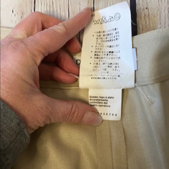 Dolce & Gabbana khaki flat front trouser pant 42 - Picture 7 of 8